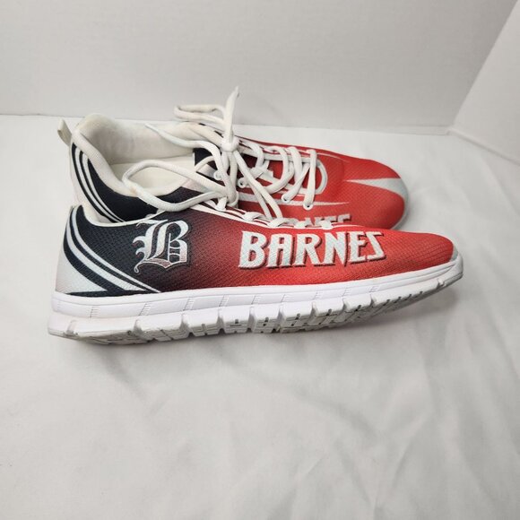 Custom Made Canvas Shoes Barnes Name on the side Men's US 14 EU 48 - Picture 3 of 16